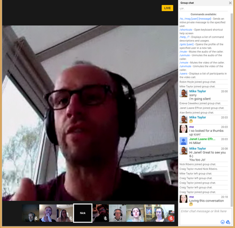 Nick Ribeiro, Director of PT3, on the Google Hangout