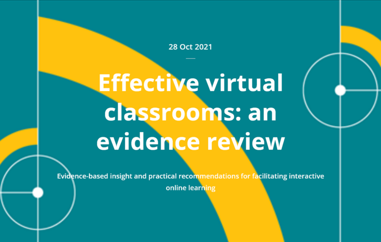 Effective virtual classrooms: an evidence review