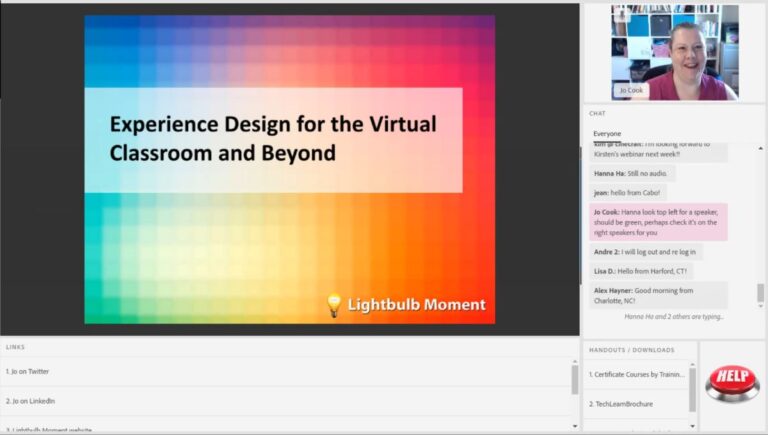 Experience Design for the Virtual Classroom and Beyond