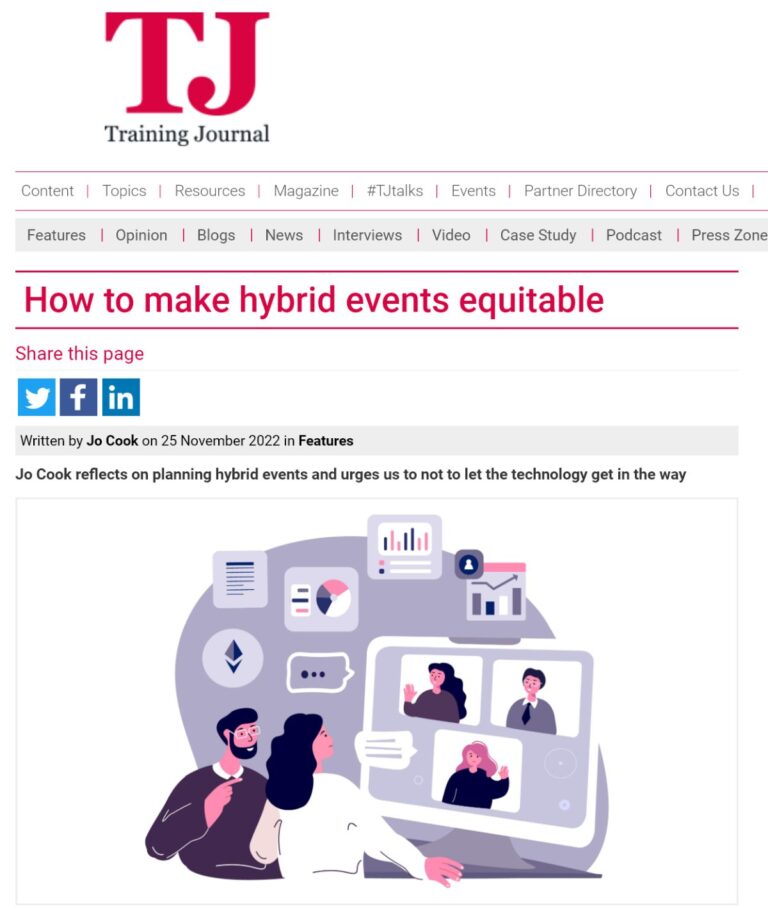 How to make hybrid events equitable