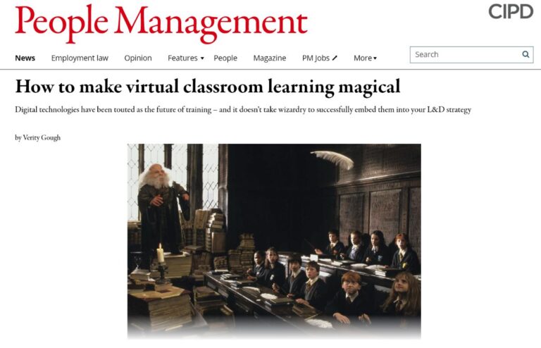 How to make virtual classroom learning magical